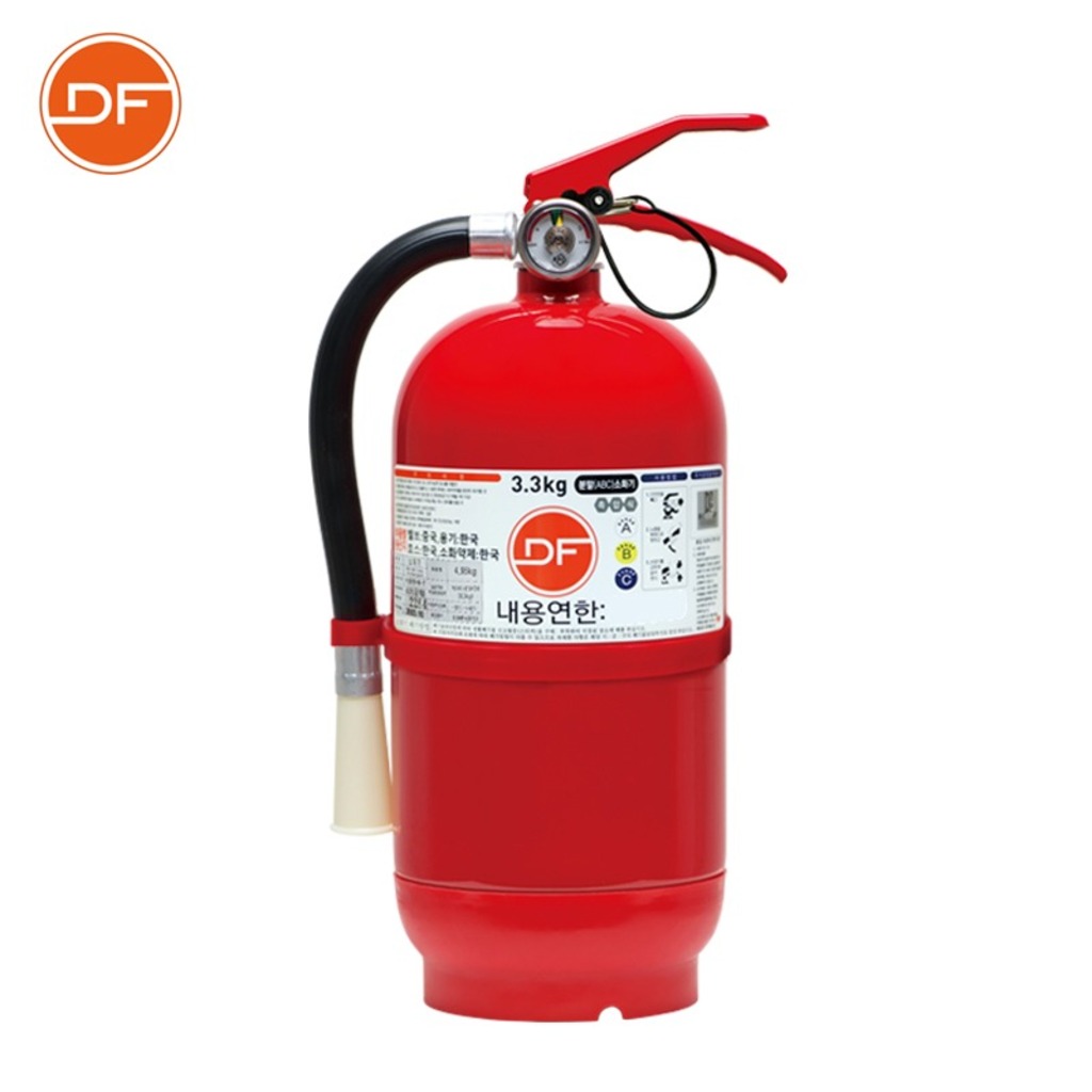 3.3kg 국산 ABC 분말소화기 [대덕소방] 가정용 업소용 소화기