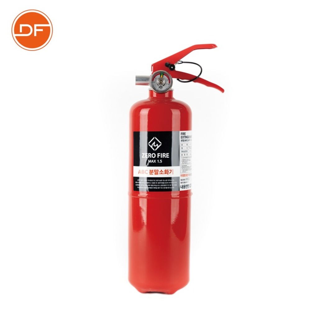 MAX 1.5kg 국산 분말 ABC소화기 [대덕소방] 고성능 가정용 소형소화기